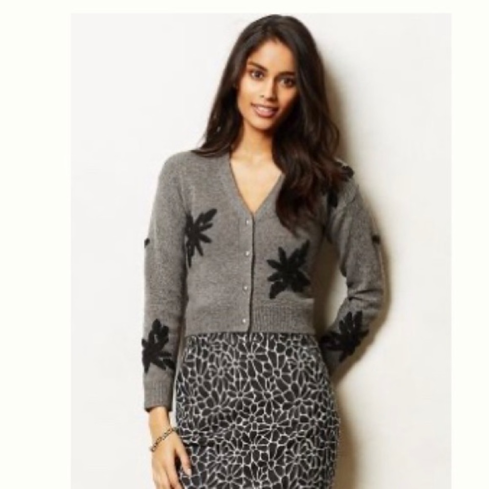 Anthropologie t Nightflower Cardigan